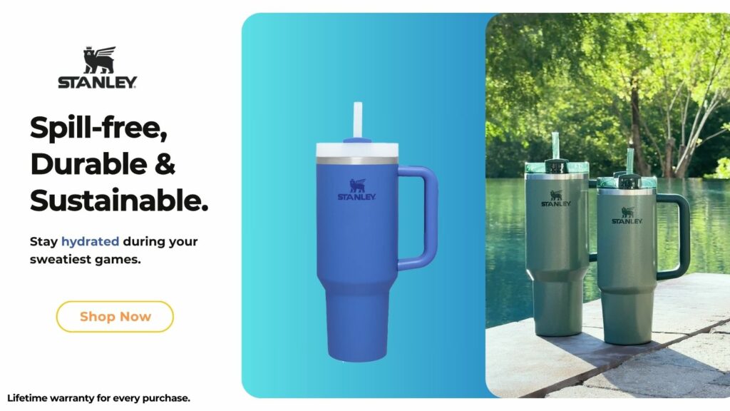 Stanley Quencher H2.0 FlowState Stainless Steel Vacuum Insulated Tumbler with Lid and Straw for Water