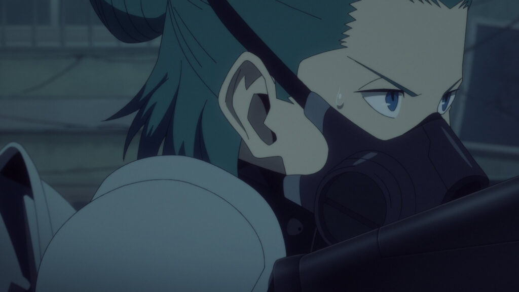 Kaiju no 8 supporting character Haruichi Izumo seen in his first mission as a JAKDF officer in season 1 episode 7