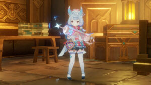 Genshin Impact's Sigewinne in Fortress of Meropide