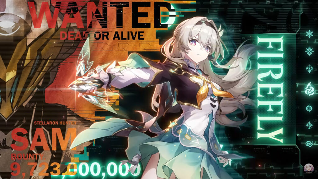 Stellaron Hunter bounties featuring SAM's poster