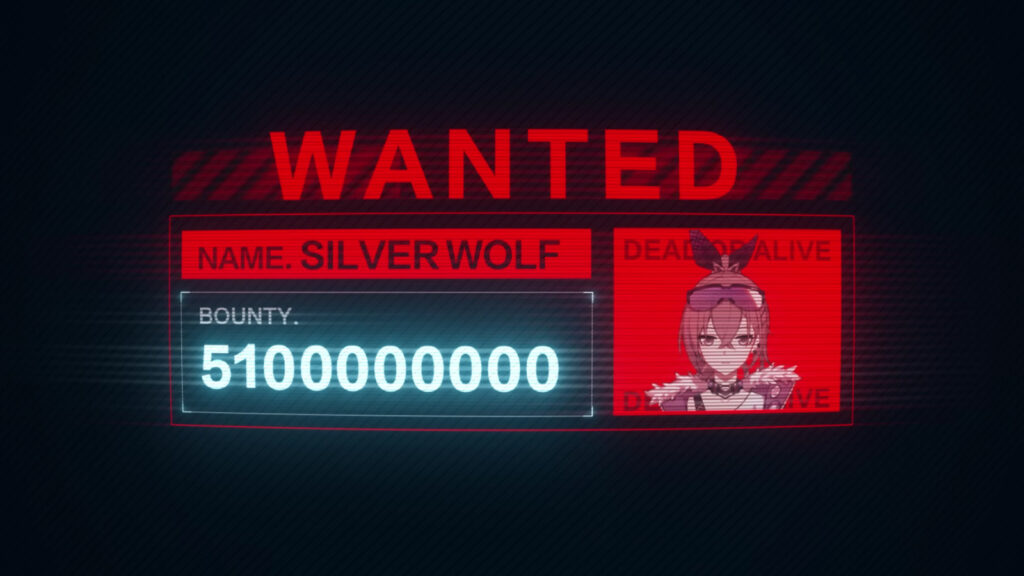 Stellaron Hunter bounties featuring Silver Wolf's poster