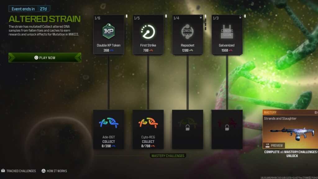 Altered Strain event in Modern Warfare 3 and Warzone