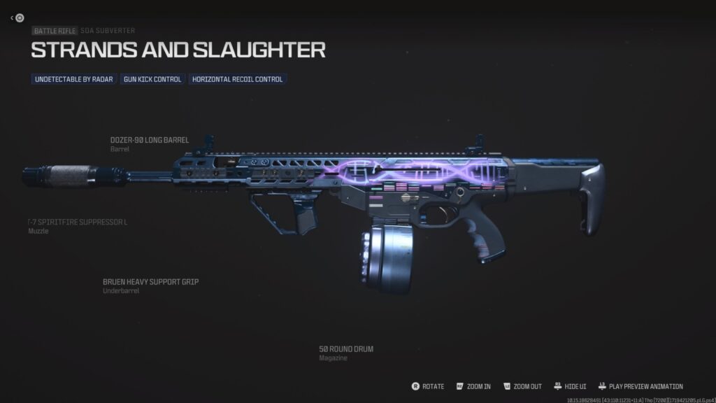Strands and Slaughter weapon blueprint for SOA Subverter