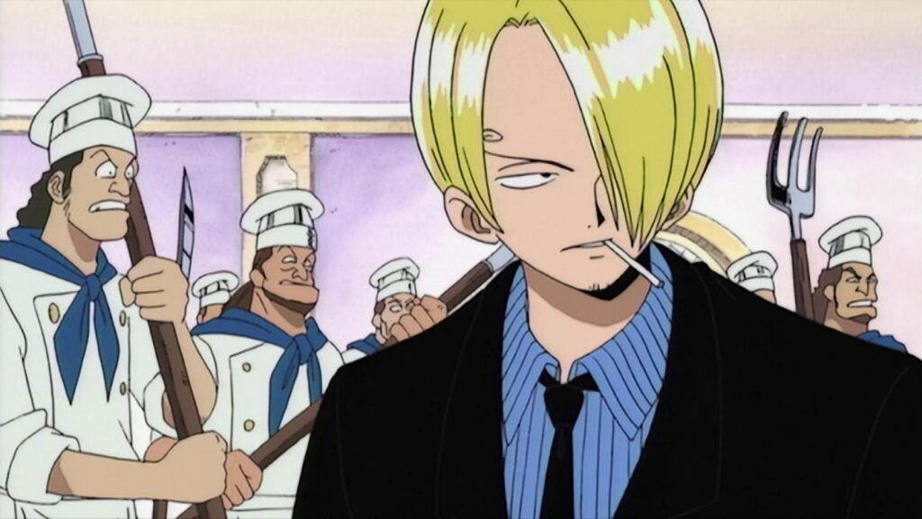 Sanji during the Baratie arc