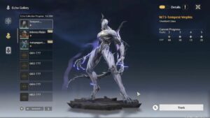 Tempest Mephis shown on Echo Gallery in Wuthering Waves