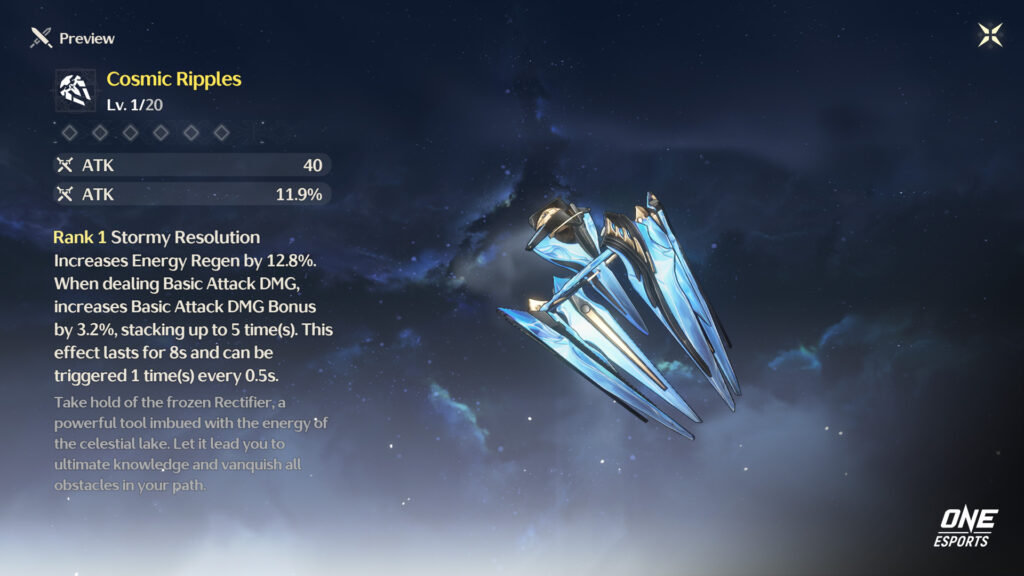 Wuthering Waves Rectifier weapon Cosmic Ripples