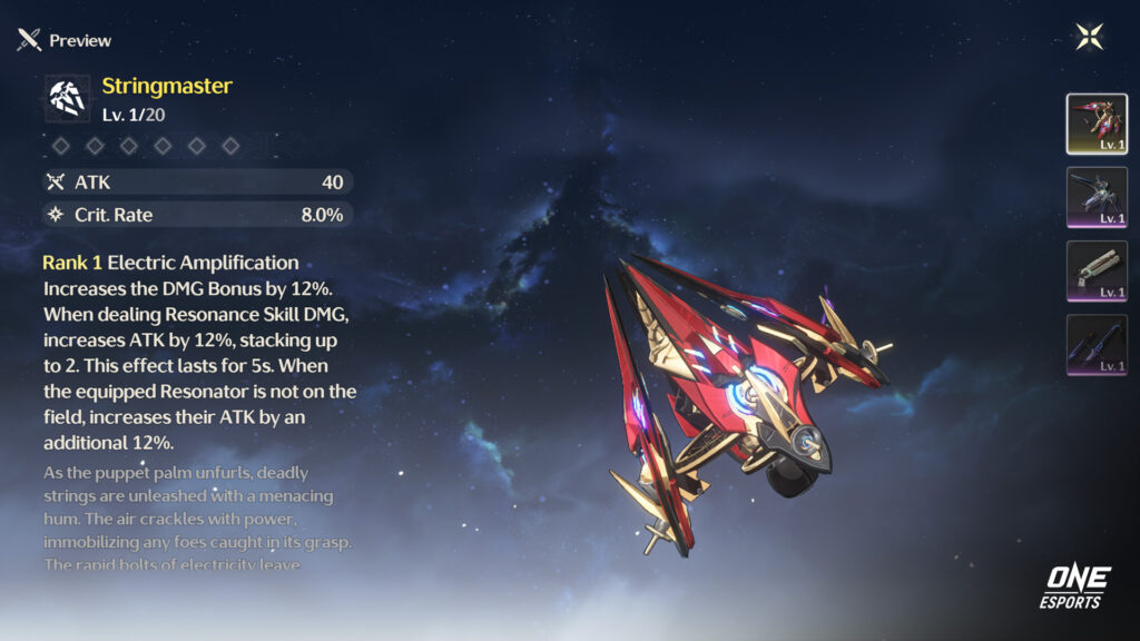 Wuthering Waves Rectifier weapon Stringmaster