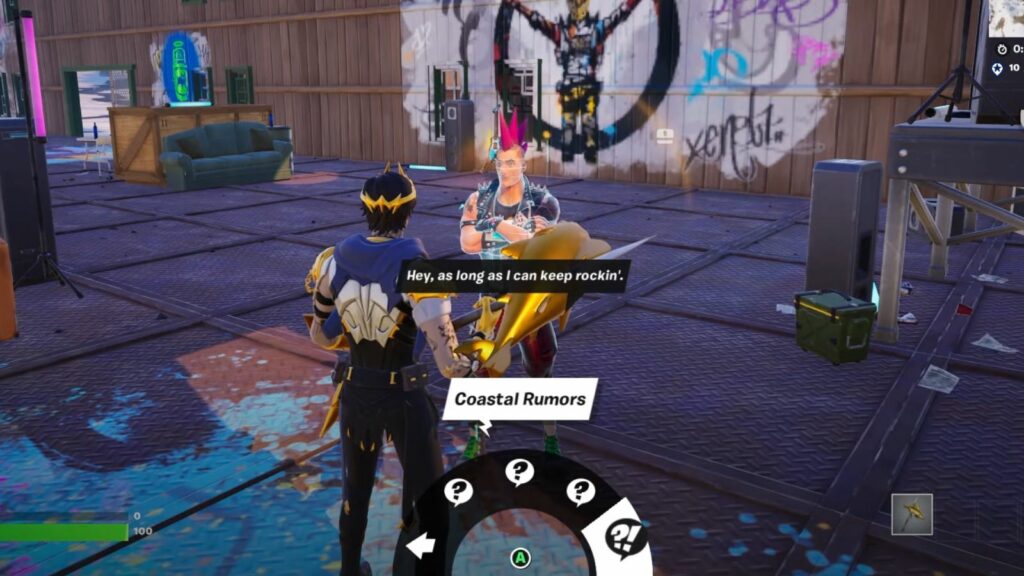 Fortnite listen to coastal rumors quest