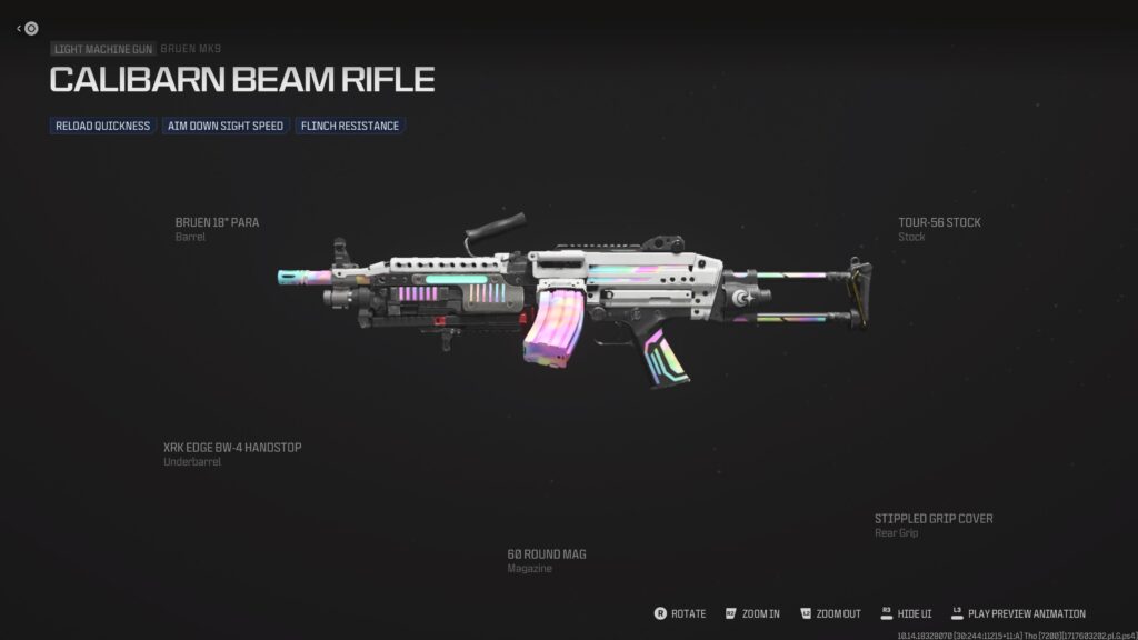 MW3 Calibarn beam rifle