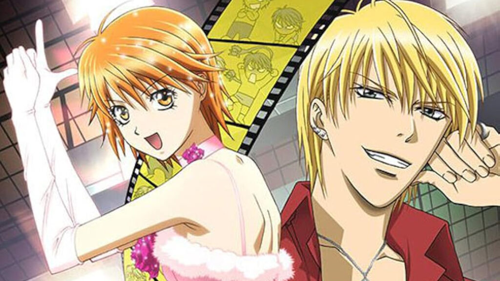 Skip Beat! characters Kyouko Mogami and Shoutarou Fuwa