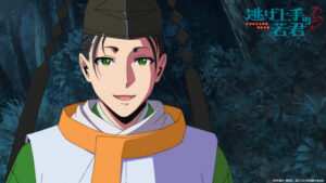 The Elusive Samurai main characters Yorishige Suwa seen in season 1 episode 3 of the anime