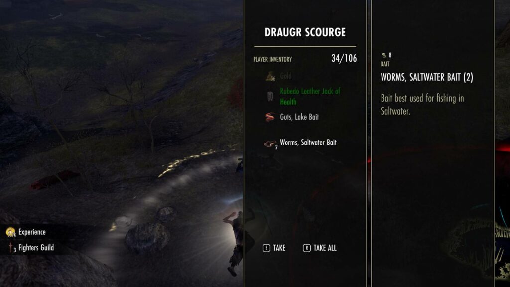 Worms from Draugrs loot table - Where to find worms in ESO
