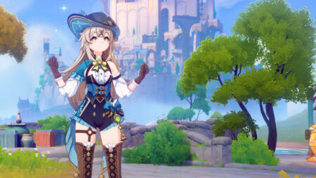 Kirara skin in Genshin Impact called "Phantom in Boots"