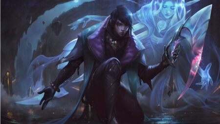 League of Legends Aphelios splash art