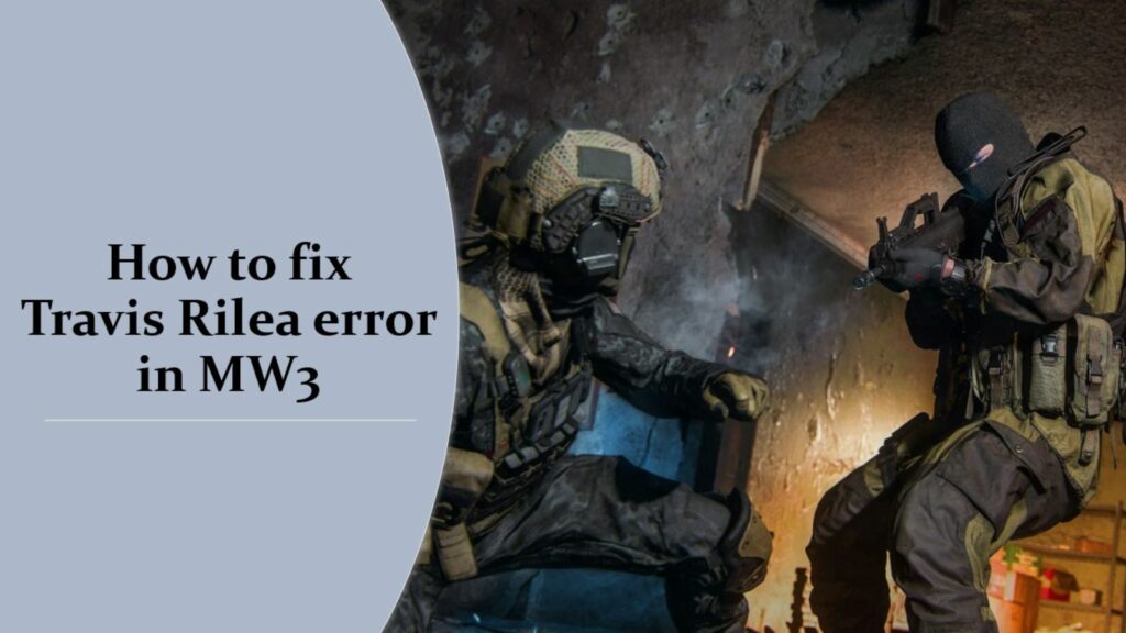 An Operator shooting his enemy in ONE Esports' image for how to fix Travis Rilea error in Modern Warfare 3