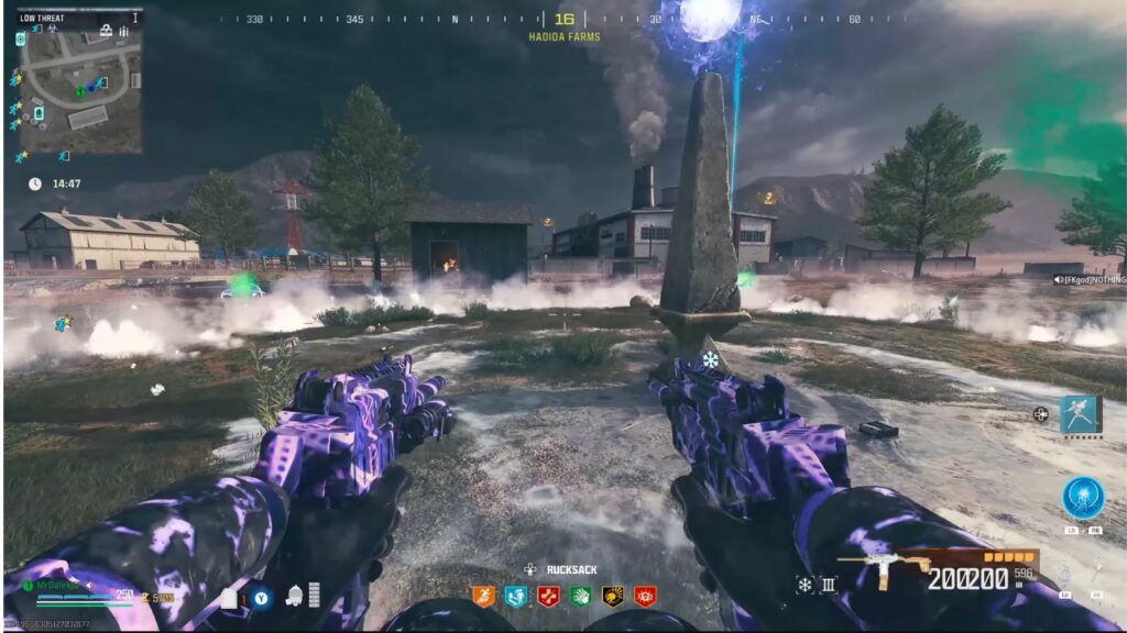 Finding an obelisk for the Unstable Rift challenge in Modern Warfare 3 Zombies