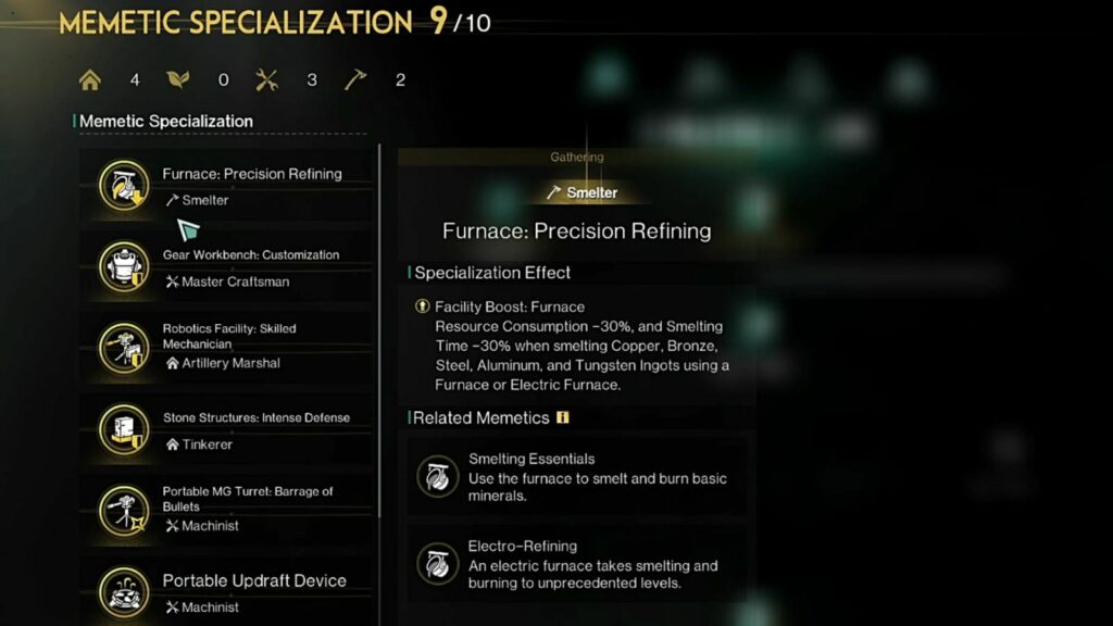 Once Human best specializations