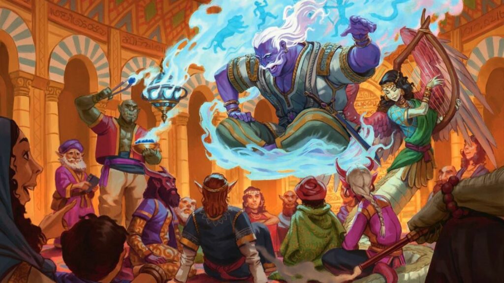 Nafas, the Elemental Genie 5e DnD