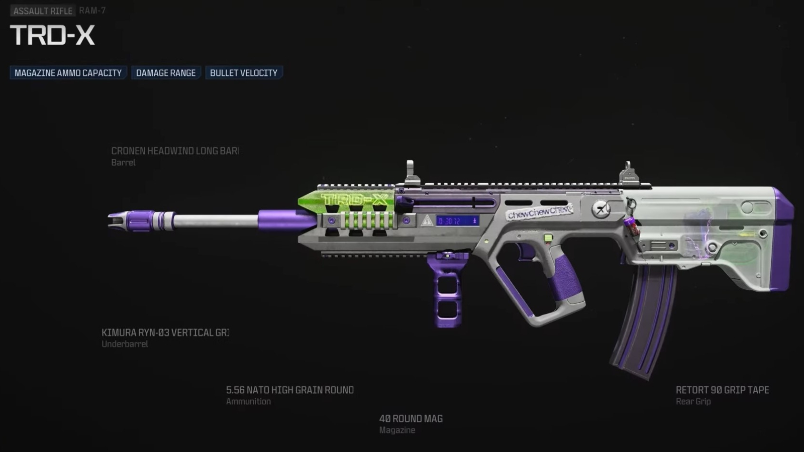 MW3 TRD-X blueprint