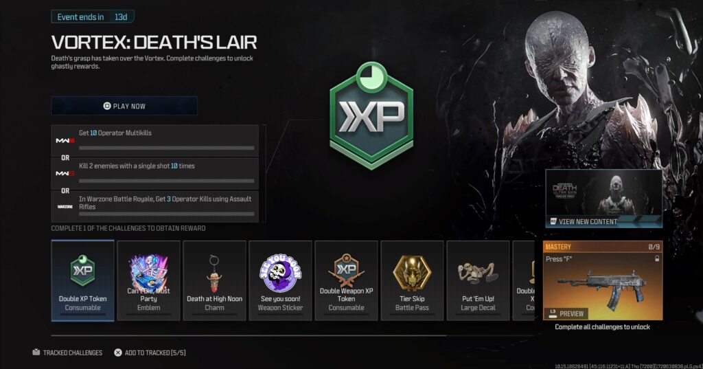 Vortex Deaths Lair Challenges