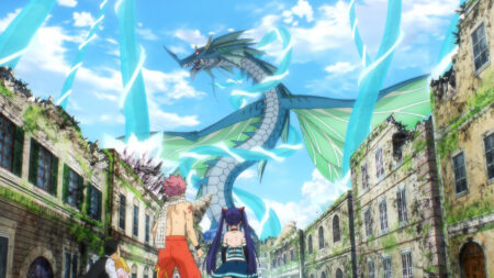 Fairy Tail 100 Years Quest character Water Dragon God Mercphobia seen in episode 5 of the anime