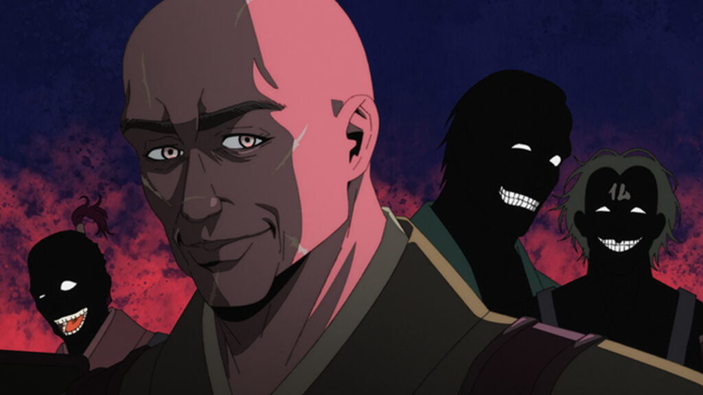 The Elusive Samurai antagonist Shokan seen in episode 7 of the anime