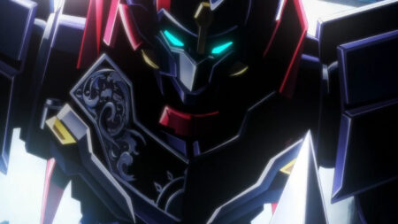 Code Geass Roze of the Recapture episode 9 Ash piloting the Apollo to save Sakuya