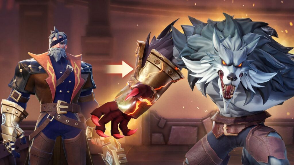 Infinite Magicraid werewolf character