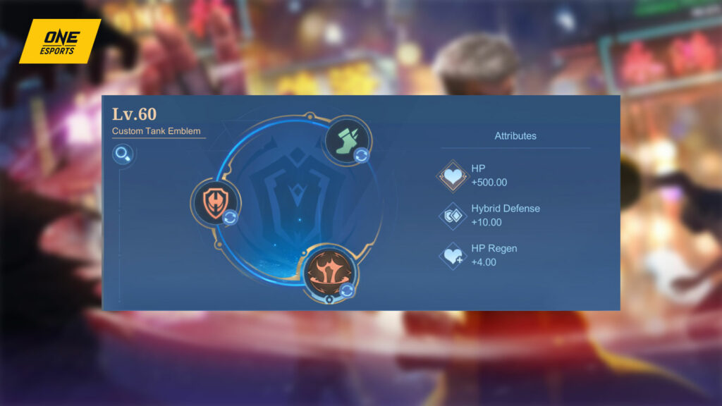 Mobile Legends: Bang Bang figther Chou recommended emblem setup