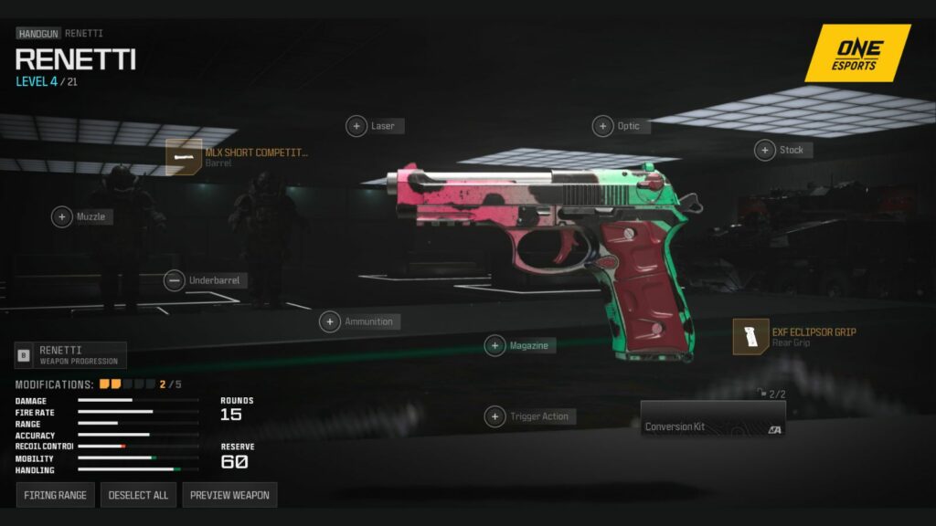 Best Ranked Play loadouts in Modern Warfare 3 Season 5: Best Renetti loadout