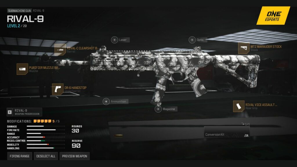 Best Ranked Play loadouts in Modern Warfare 3 Season 5: Best Rival-9 loadout