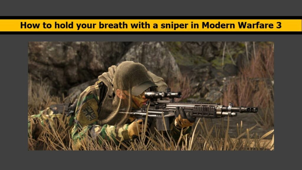 Sniper operator in ONE Esports' image for how to hold breath with a sniper rifle in Modern Warfare 3