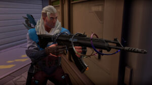 Valorant in-game screenshot of new sentinel agent Vyse' ultimate effect called Steel Garden on Abyss