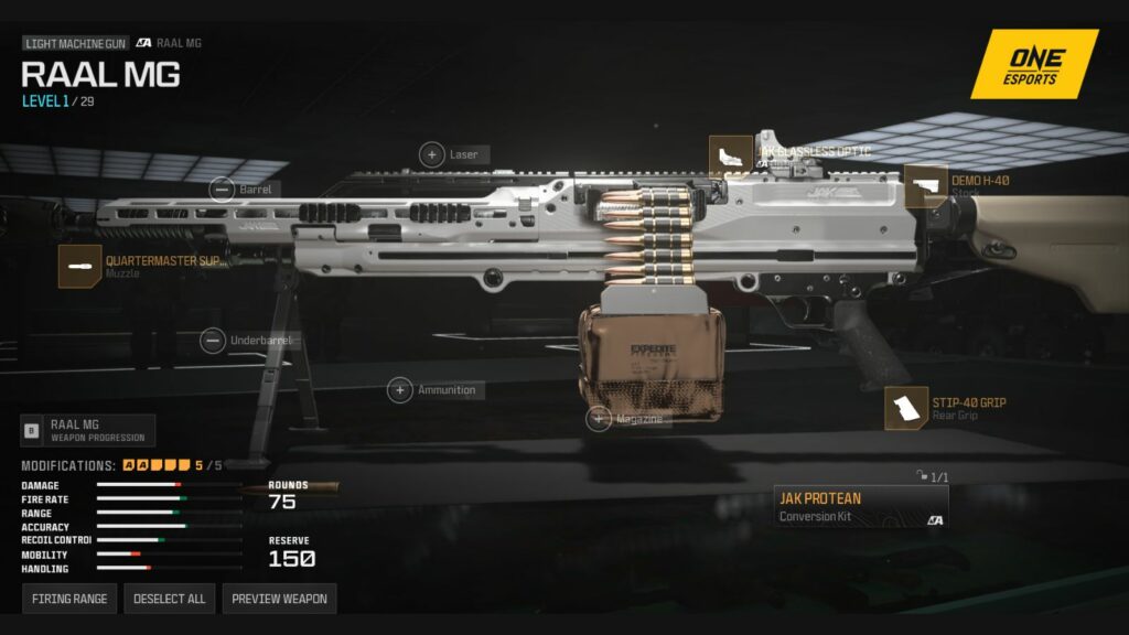 Best RAAL MG loadout with JAK Protean conversion kit in Warzone Season 5