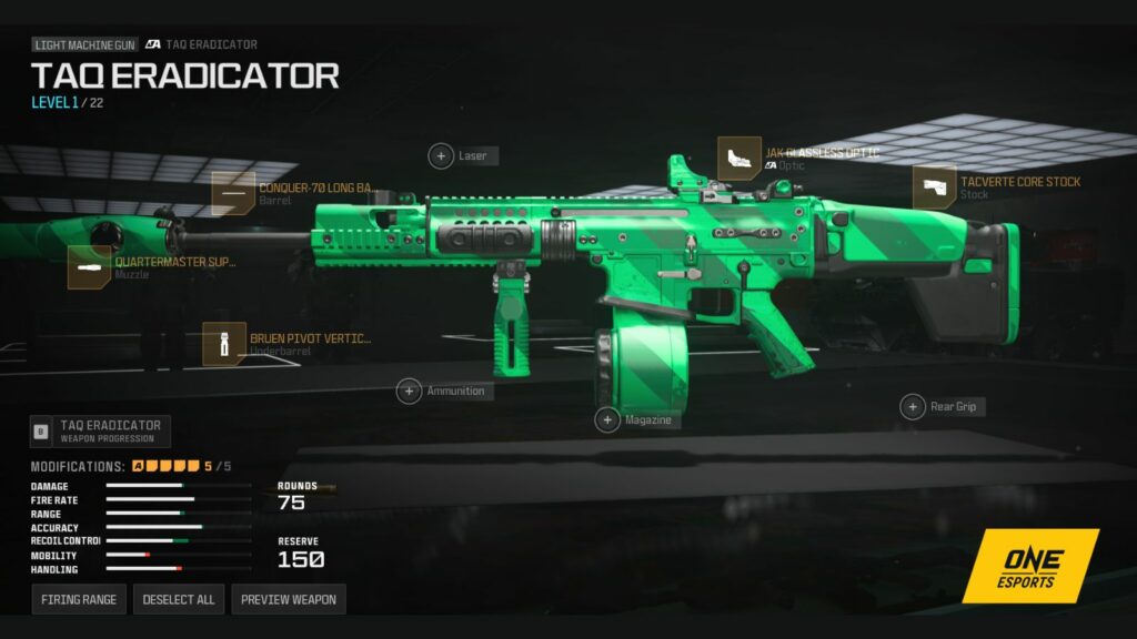 Best TAQ Eradicator loadout attachments and stats for Warzone Season 5