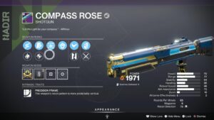 Destiny 2 Compass Rose god roll