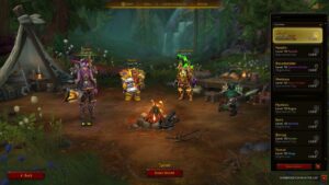 The War Within DPS tier list -- character screen