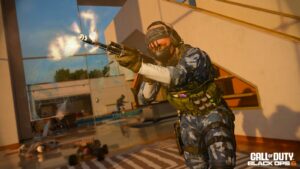 Operator Bailey with two RC-XD Scorestreaks on Skyline map in Black Ops 6