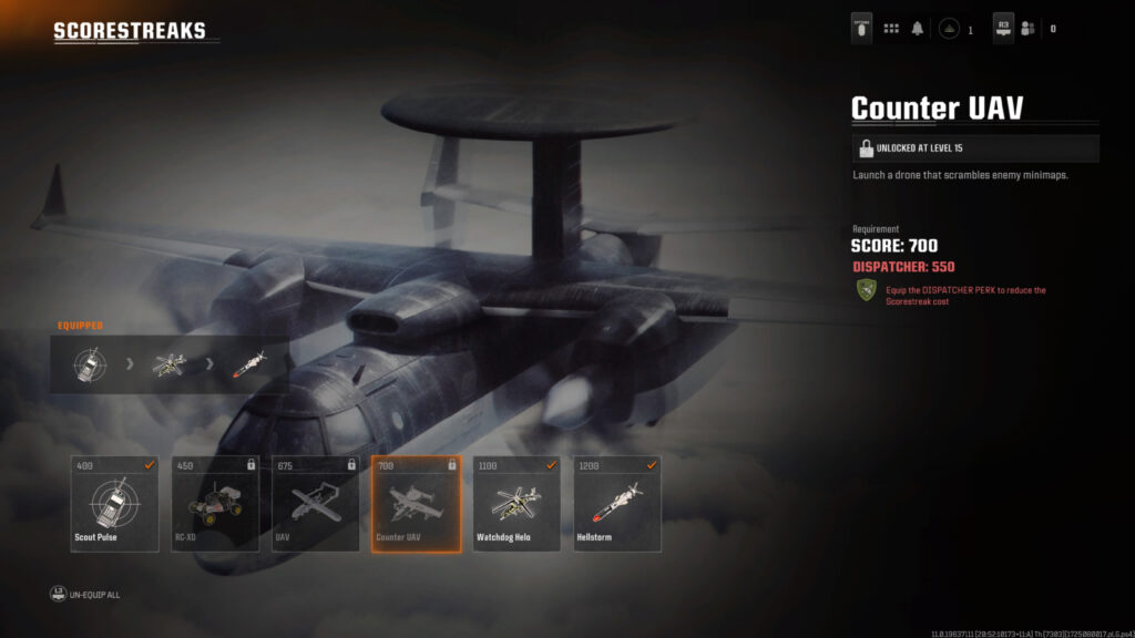 Counter UAV scorestreak in Black Ops 6