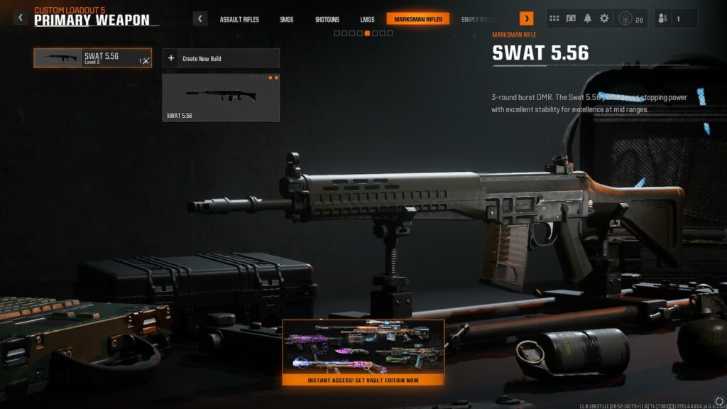 SWAT 5.56 marksman rifle in Black Ops 6