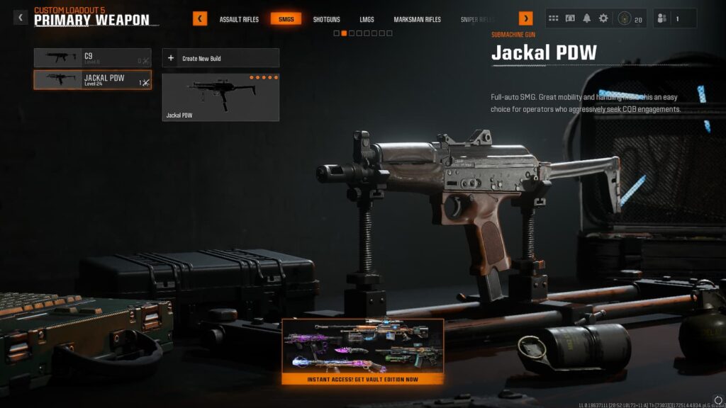 Black Ops 6 meta loadouts -- Jackal PDW build
