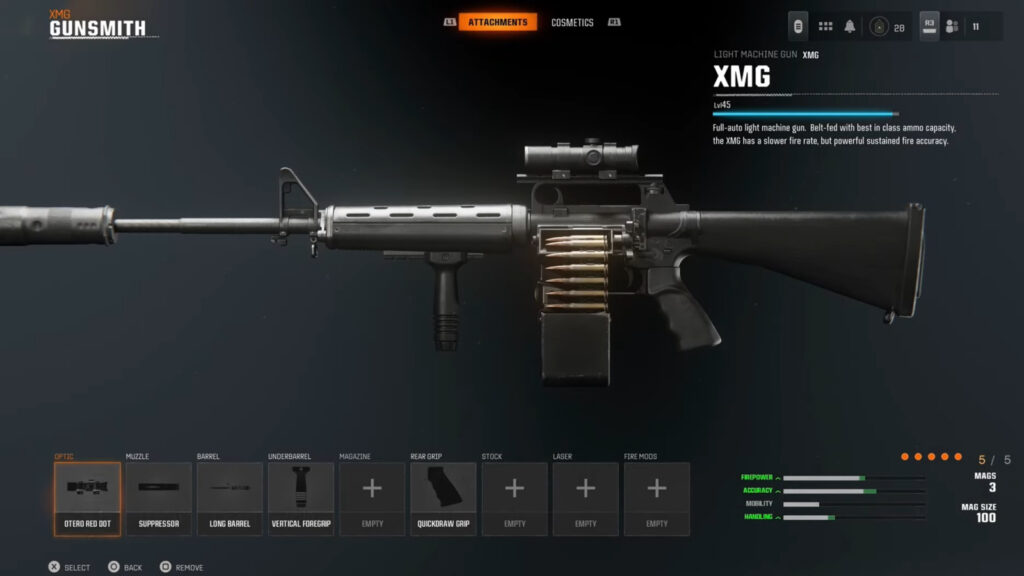 Best XMG loadout in Black Ops 6