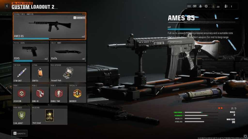 Best AMES 85 loadout in Black Ops 6