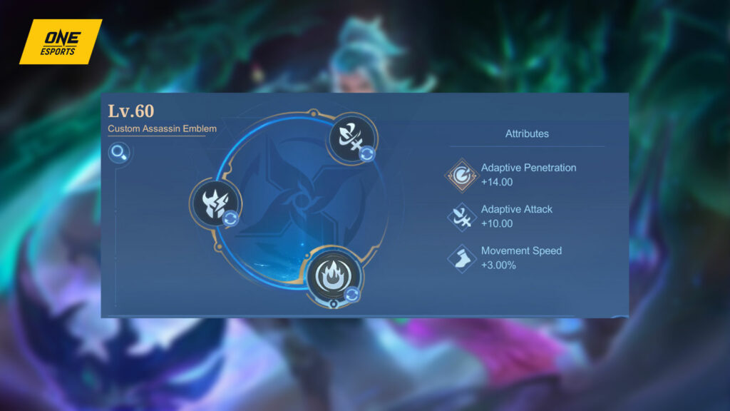Mobile Legends: Bang Bang hero Suyou recommended emblem setup