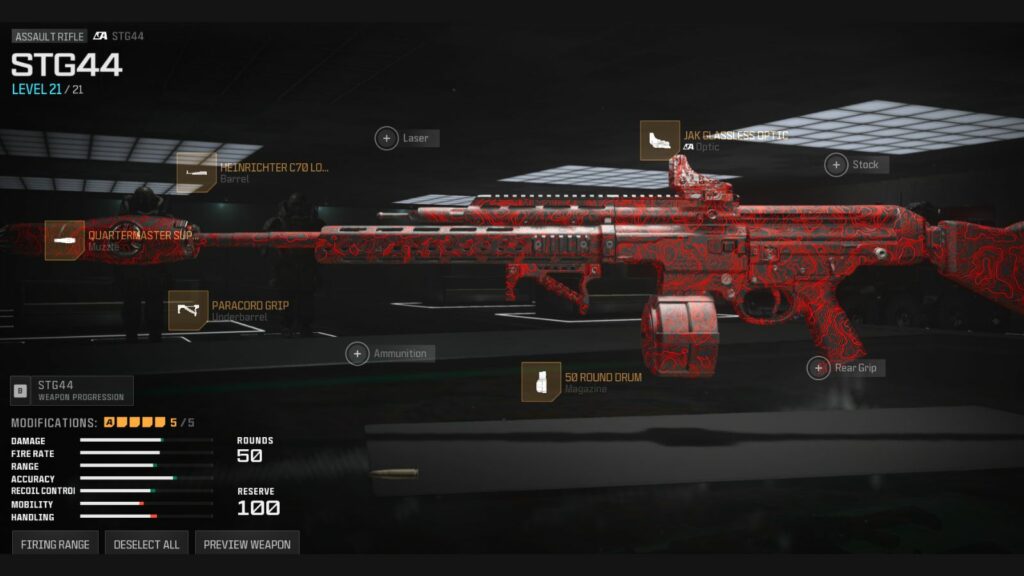 Best AR in Warzone Season 6: STG44 loadout