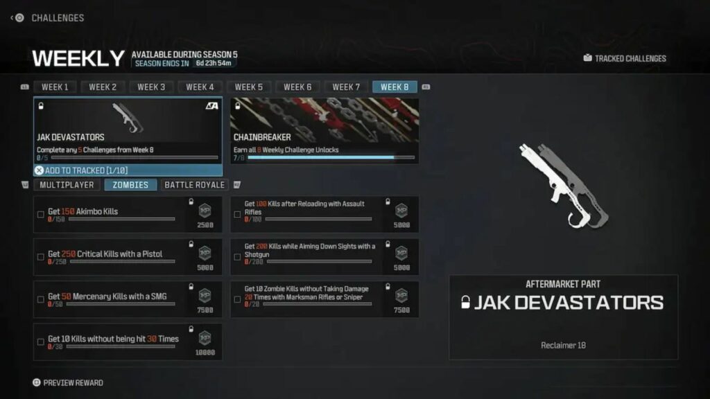 How to unlock JAK Devastators in MW3 and Warzone -- JAK Devastators challenges