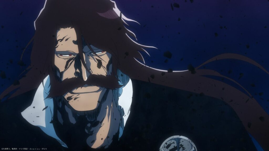 Bleach Thousand Year Blood War main antagonist Yhwach seen in part 3 episode 1
