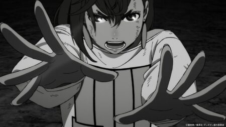 Dandadan main character Momo Ayase seen using her psychic powers in episode 2 season 1
