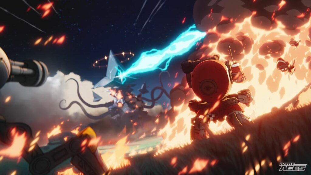 Battle Aces official still scene from Uncapped Games' reveal trailer