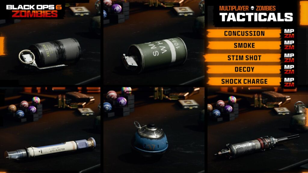 All Tacticals in Black Ops 6 Zombies